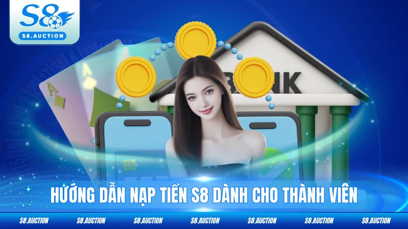 Hướng dẫn nạp tiền S8 dành cho thành viên