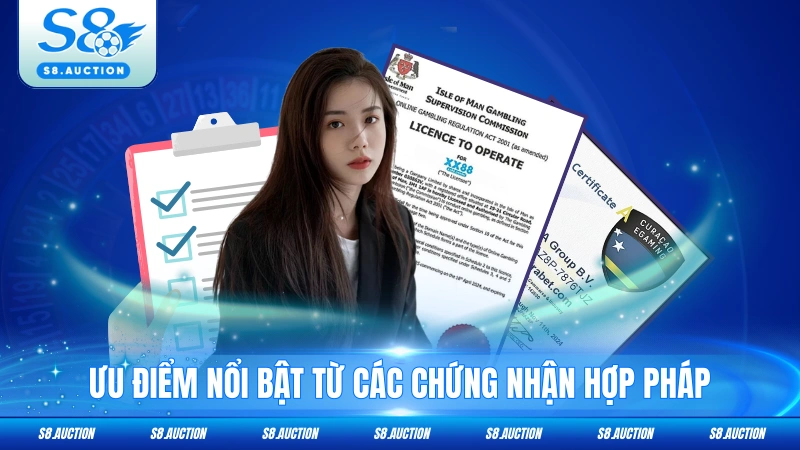 Ưu điểm nổi bật từ các chứng nhận hợp pháp